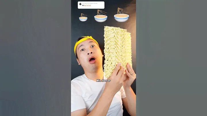 Makan Mie Kecil, Sedang, Besar🍜 #asmr #mukbang #makansesuaiemoji #miegoreng #makankecilsedangbesar