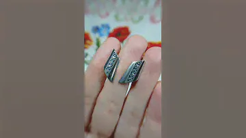 Серебряные серьги