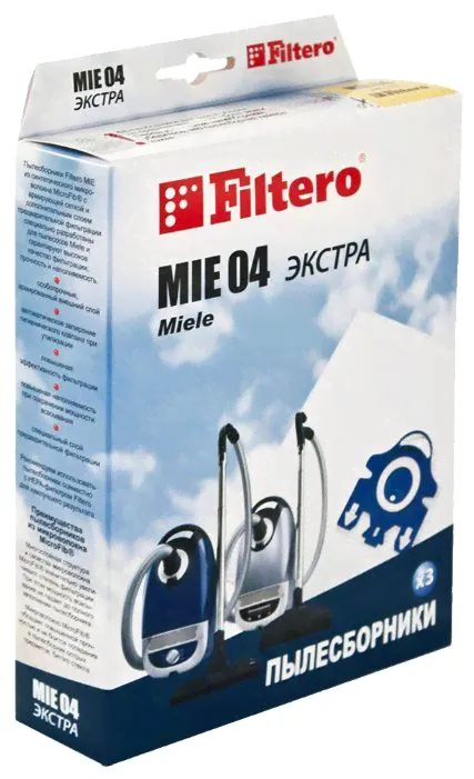 Filtero Мешки-пылесборники MIE 04 Экстра 3 шт.-0