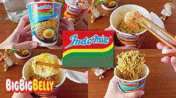 IndoMie Instant Cup Noodles | First Time Trying