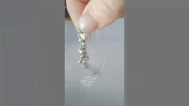 колье серебряное с сердечками, 89933680571