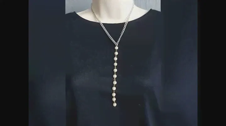 Жемчужное колье -галстук.