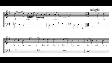 Lagrime mie (B. Strozzi) Score Animation