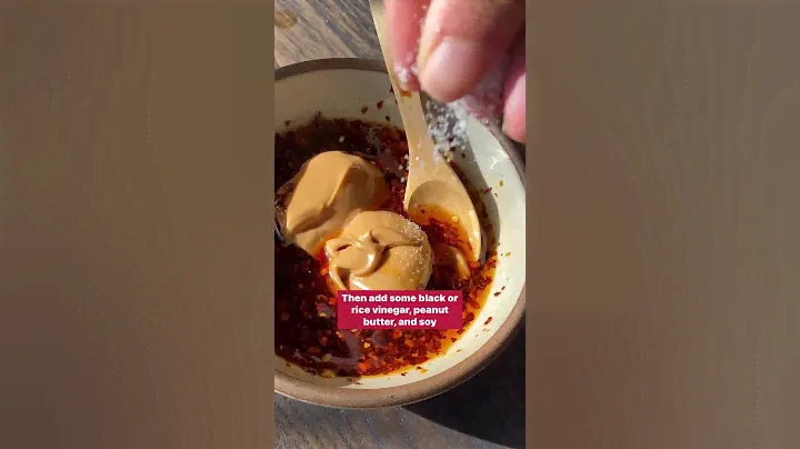 merasa lapar? mie kacang cabai bawang putih ini memanggil nama Anda!