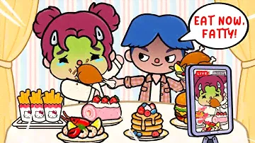 Husband Forced Me Eat For Money 🤢 Very Sad Story | Toca Life World | Toca Boca