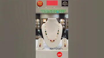 Lavender Fresh Water Button Pearls AAA+ Quality Necklace For Women
