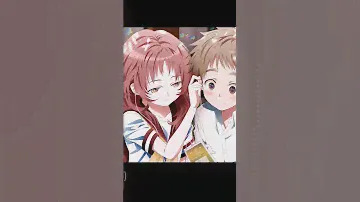 mie x komura 💫 the girl I like forgot her glasses 👓💫