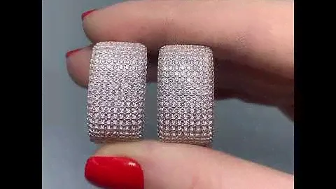 Серебряное кольцо родированное с фианитами ДЖ-073