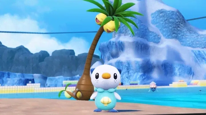 Oshawott safely reached Driftveil City