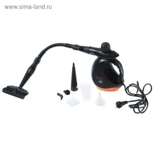 Пароочиститель MIE Forever Clean, 1200 Вт, 4 бар, 0.48 л, 50 г/мин, черно-оранжевый