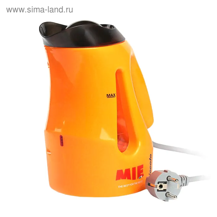 Отпариватель MIE Piccolo, ручной, 1200 Вт, 0.5 л, 40 г/мин, оранжевый-0